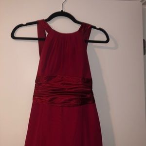 David’s Bridal Long Bridesmaid Dress